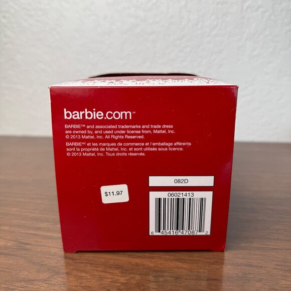 Mattel 25th Anniversary Edition Holiday Barbie Christmas Ornament 2013 OPEN BOX - Picture 4 of 6